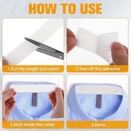 (১ পিস) Neck Collar&nbsp;Sweat&nbsp;Pad | যেকোনো ফেব্রিকে ব্যবহারযোগ্য – ৫
