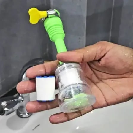 Silicone Mount Water Faucet Filter |  এক্সট্রা কার্টিজ একদম ফ্রি – ৪