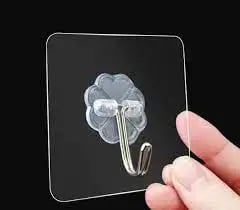 Transparent Hook 10 pcs | Adhesive Stickers – ২