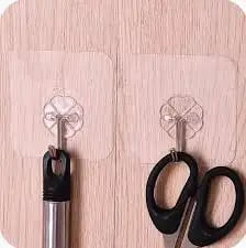 Transparent Hook 10 pcs | Adhesive Stickers – ৪