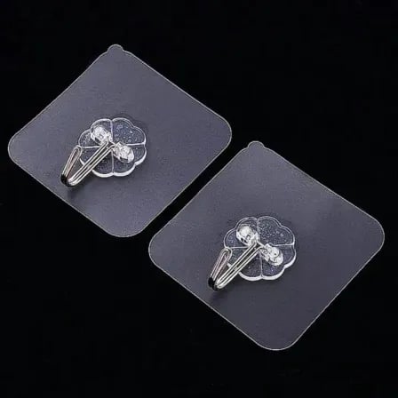 Transparent Hook 10 pcs | Adhesive Stickers – ৩