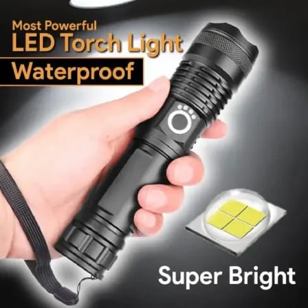 Rechargeable LED Torch Light XHP50 – ২