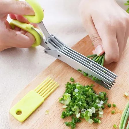 5 In 1 Vegetable Scissor | সময় বাঁচাতে দ্রুত সবজি কাটুন – ৫