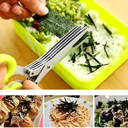 5 In 1 Vegetable Scissor | সময় বাঁচাতে দ্রুত সবজি কাটুন – ২