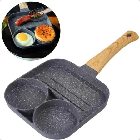 3 Grid Nonstick Frying Pan – ৫