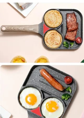 3 Grid Nonstick Frying Pan – ৩