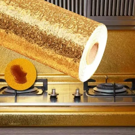 ৩ মিটার Kitchen Wall Sticker(Golden) – ৩