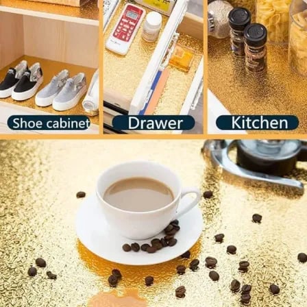 ৩ মিটার Kitchen Wall Sticker(Golden) – ৫
