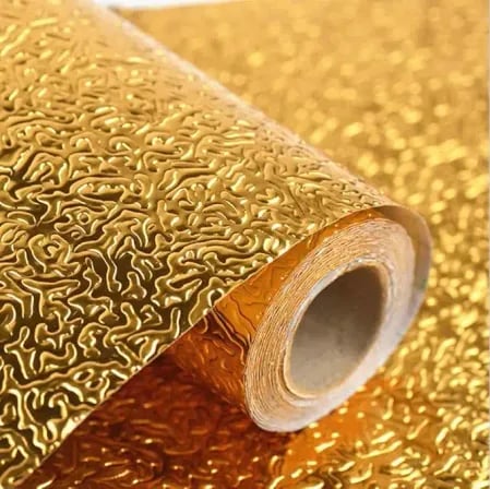 ৫ মিটার Kitchen Wall Sticker (Golden) – ৪