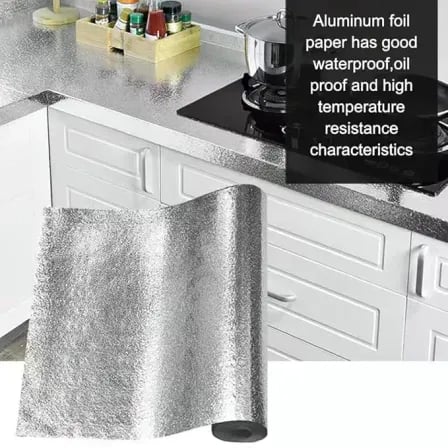 ৩ মিটার Kitchen Wall Sticker(Silver) – ৩