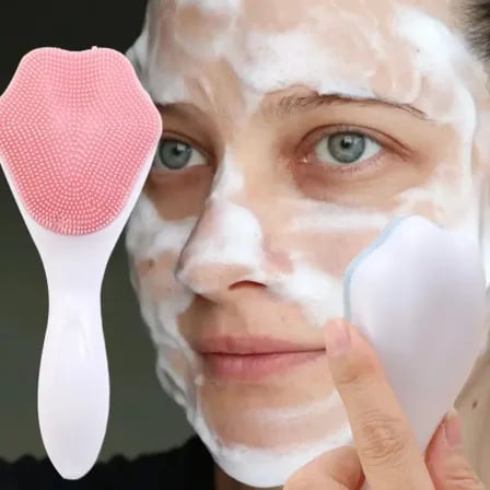 Silicone Face Wash Brush| ত্বকের গভীরে পৌঁছে জমে থাকা ময়লা পরিষ্কার করে – ২