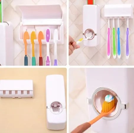 Automatic Toothpaste Dispenser। আপনার ব্রাশ থাকবে জীবাণু থেকে সুরক্ষিত – ৩