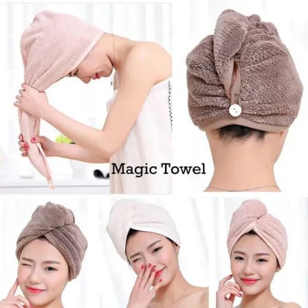 (৩ পিস) Super Quick Hair Towel