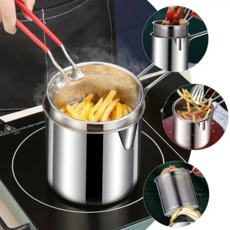 Deep frying pot। ভাজাপোড়া করতে তেল অপচয় হবে না – ৫