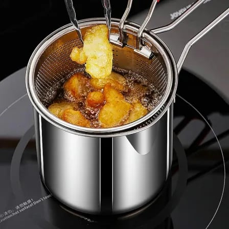 Deep frying pot। ভাজাপোড়া করতে তেল অপচয় হবে না – ২