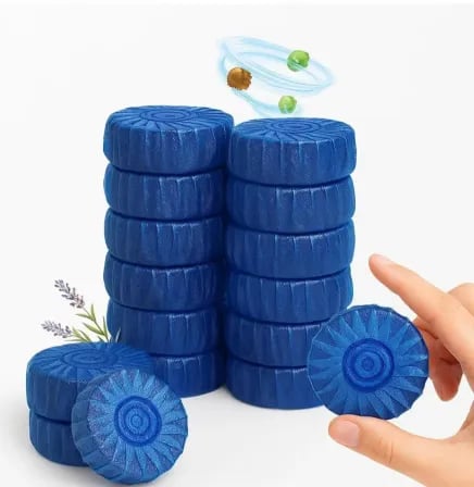 (১০ পিস) Blue Commode Cleaning Tablet। লেবুর ঘ্রাণের সুবাস ছড়ায় – ৫