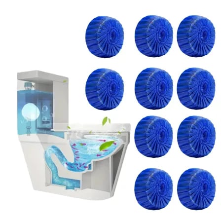 (১০ পিস) Blue Commode Cleaning Tablet। লেবুর ঘ্রাণের সুবাস ছড়ায় – ২