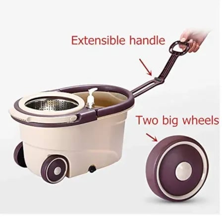 Bucket Spin Mop। ঘর মুছার মত কষ্টকর জামেলা থেকে চিরতরে মুক্তি – ৫