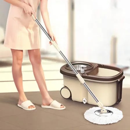 Bucket Spin Mop। ঘর মুছার মত কষ্টকর জামেলা থেকে চিরতরে মুক্তি – ২