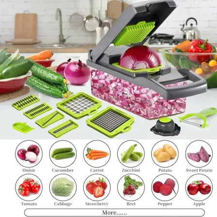 16 in 1 Multifunctional Vegetable Slicer। কিচেনের গেম চেঞ্জার – ৫