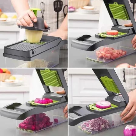 16 in 1 Multifunctional Vegetable Slicer। কিচেনের গেম চেঞ্জার – ৬