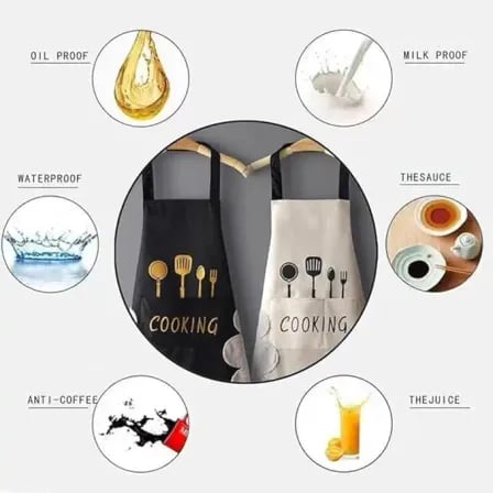 Waterproof Kitchen Apron। রান্না ও ধোয়ার সময় কাপড় নষ্ট হবে না – ৪