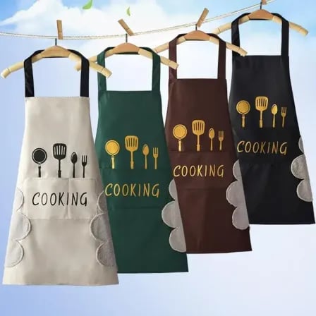 Waterproof Kitchen Apron। রান্না ও ধোয়ার সময় কাপড় নষ্ট হবে না – ২