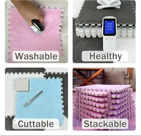 (10-pcs) Puzzle Carpet Foam। নরম, উষ্ণ আর স্টাইলিশ ফ্লোরের জন্য – ৫