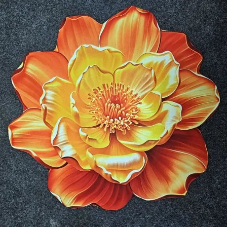 Flower 3d Flower Mat। ঘরকে প্রিমিয়াম লুক দিবে (Model-3) – ৩