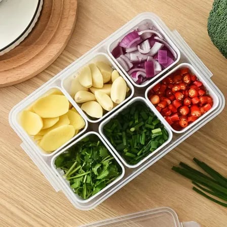 6 grid Refrigerator Storage Box