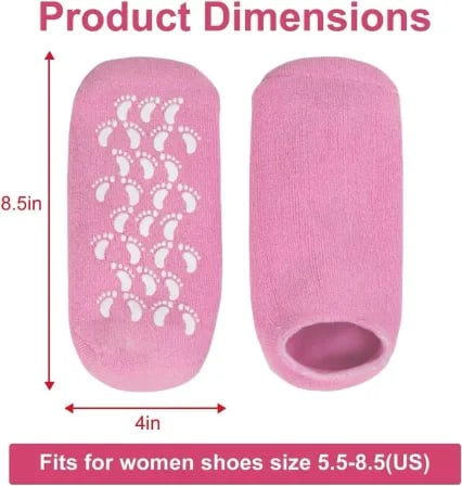 Gel Spa Socks (১ জোড়া)। পায়ের ক্ষতিগ্রস্ত ত্বক রিপেয়ার করে – ৪