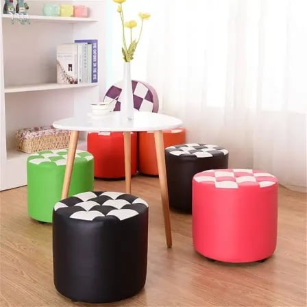 Round Foot Stool (1pcs) যেখানেই রাখবেন, সেখানেই মানাবে – ৩