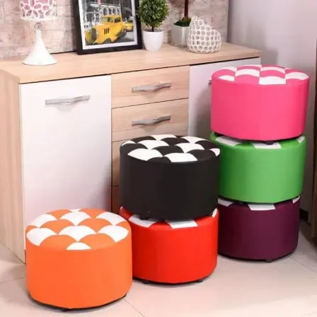 Round Foot Stool (1pcs) যেখানেই রাখবেন, সেখানেই মানাবে – ২
