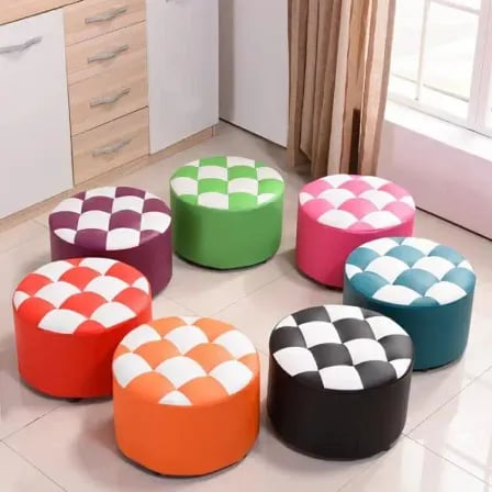 Round Foot Stool (1pcs) যেখানেই রাখবেন, সেখানেই মানাবে