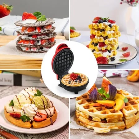 Mini waffle maker। ঘরেই রেস্টুরেন্টের মতো সুস্বাদু ওয়াফেল – ২