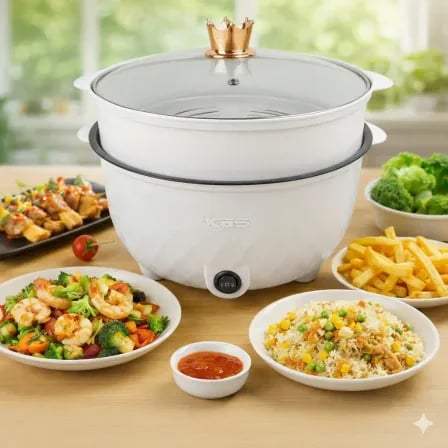 (4.5 litre) All in one Electric Cooker। রান্না হবে মাত্র ৬ টাকায় (৬ মাসের গ্যারান্টি) – ৩