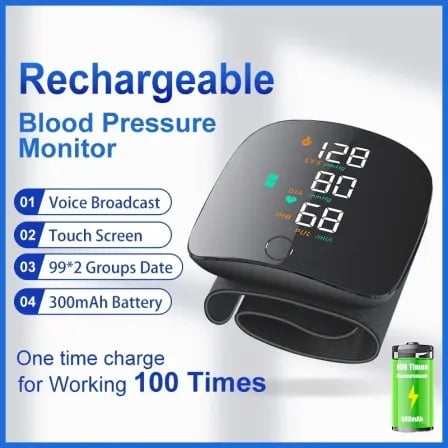 Rechargeable Digital Blood Pressure Machine। পরিবারের জন্য একটি প্রয়োজনীয় স্বাস্থ্য উপহার – ৫