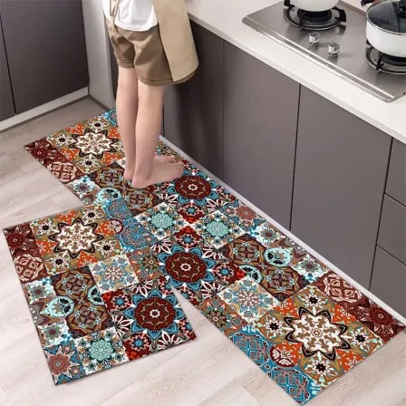Luxury Kitchen & Floor Mat Combo (Model-5) ঘরকে দিবে রাজকীয় লুক