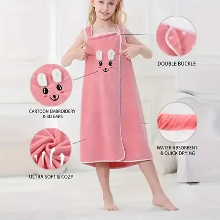 Baby Bath Towel Dress। এক ড্রেসেই টাওয়েল ও আরামের সমাধান! – ২