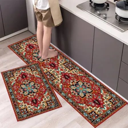 Luxury Kitchen & Floor Mat Combo (Model-6) ঘরকে দিবে রাজকীয় লুক
