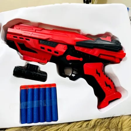 Raider Soft Bullet Toy Gun For Kids | মোবাইল থেকে বের হয়ে আসুক Real Fun! – ৪