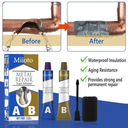 Metal Repair Glue (100gm)। ওয়েল্ডিং ছাড়াই মেটাল কিংবা প্লাস্টিক জোড়া লাগান! – ৩