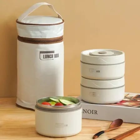 (৩ বাটি) Thermal Lunch Box। ঠান্ডা খাবার আর খেতে হবে না – ২