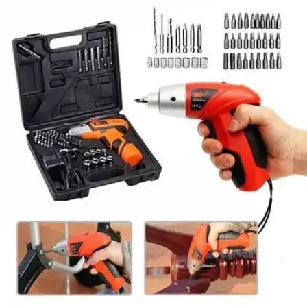 45-Piece Rechargeable Screwdriver Set। এক সেটেই সব কাজের স্মার্ট সমাধান! – ৩