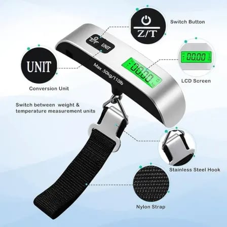 Digital Heavy Hanging Scale। ৫০ কেজি পর্যন্ত ওজন মাপা যাবে – ২