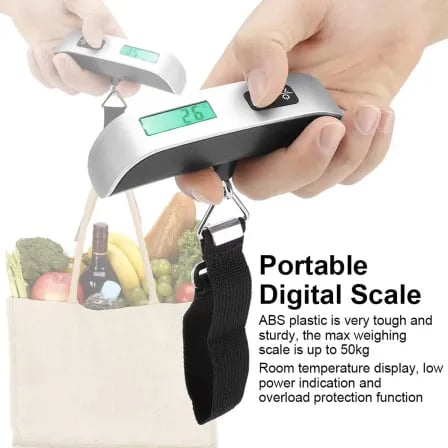 Digital Heavy Hanging Scale। ৫০ কেজি পর্যন্ত ওজন মাপা যাবে – ৫