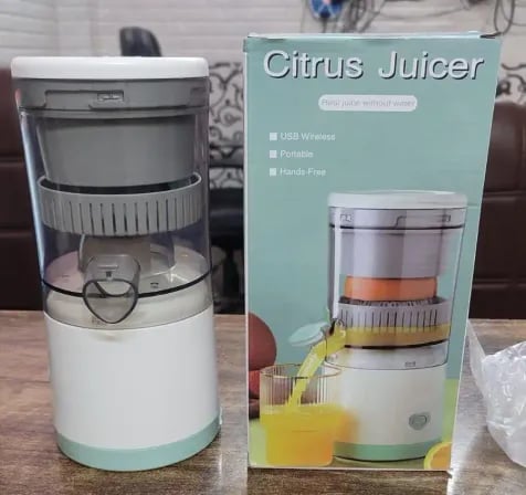 Rechargeable Citrus Juicer। ফল থেকে সরাসরি গ্লাসে – ৪