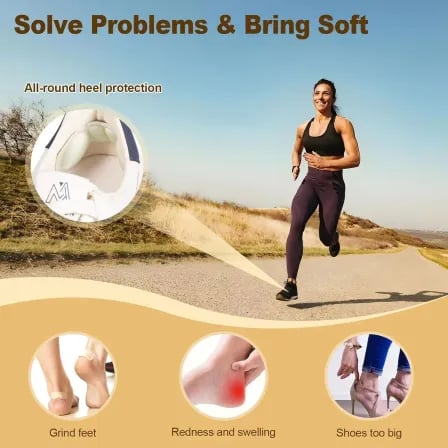 ৮ পিস | Heel Pads | নতুন জুতায় ফোস্কার সলিউশন – ২