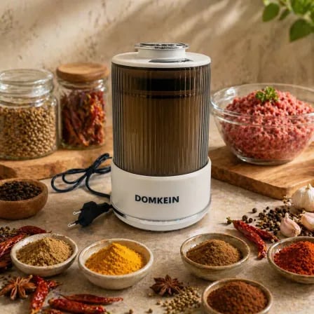 Domkein Electric Spice Grinder। শুকনা + ভেজা সব মসলা এক মেশিনেই – ৩