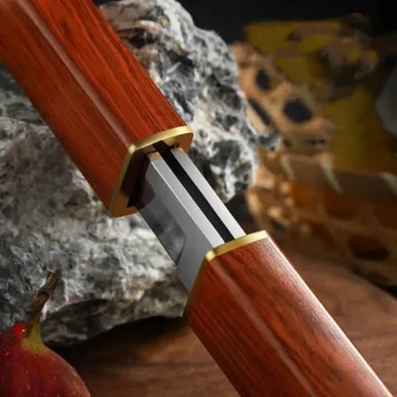 Double Sided Wooden Knife। দীর্ঘদিন ব্যবহারেও ধার কমবে না। – ৩
